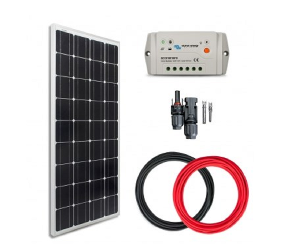 SolarKit 100W, 20A Regler (div Hersteller, je nach Verf&uuml;gbarkeit)