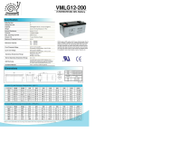 Batterie GEL VMLAG 12 230 12V200Ah C100